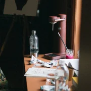 Aarke Carbonator 3 vandens karbonatorius Burgundy