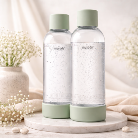 Gazuoto vandens butelis MYSODA 1L, 2vnt. Pigeon