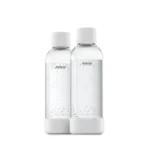 Gazuoto vandens butelis MYSODA 1L, 2vnt. White - Vaizdas 2