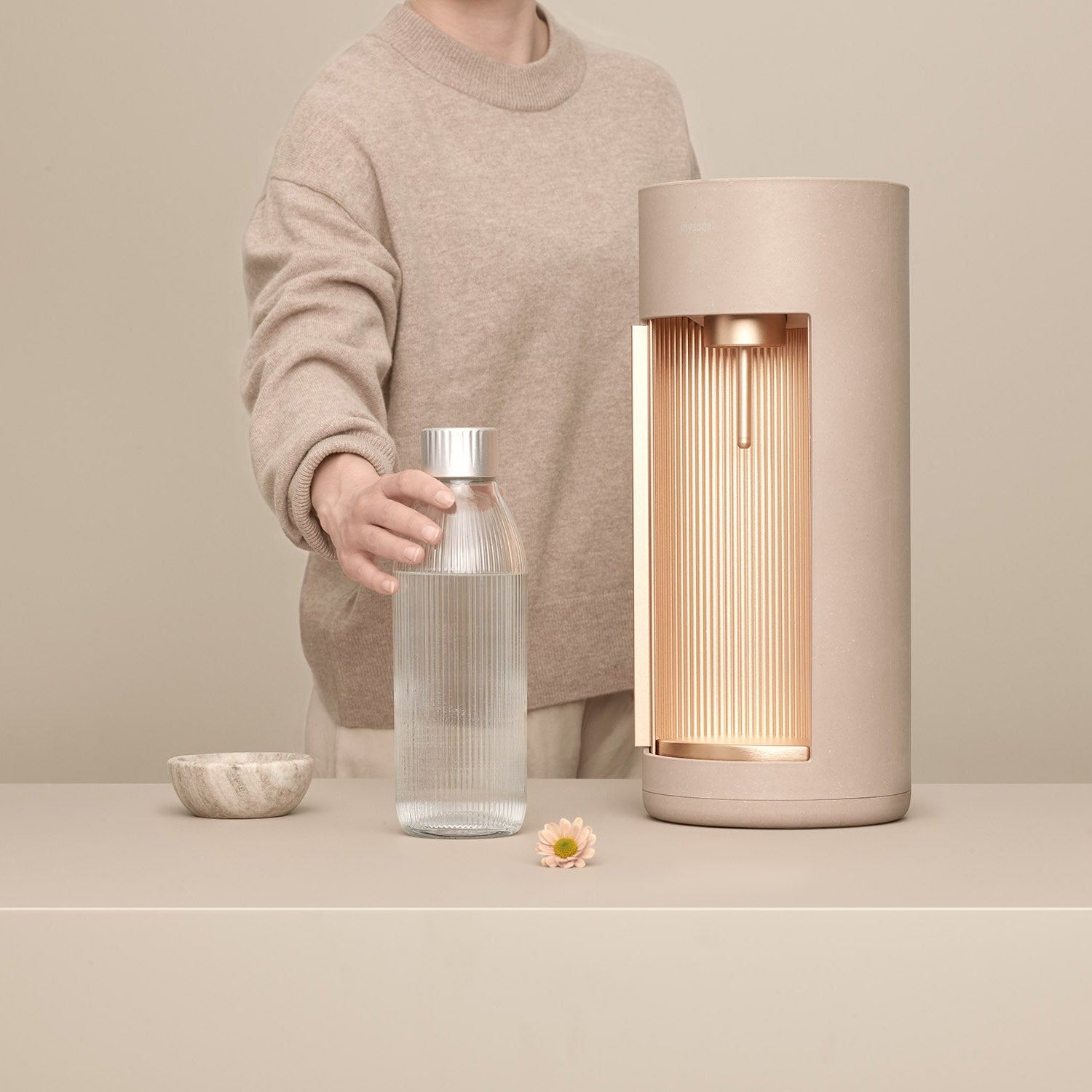 Mysoda GLASSY vandens karbonatorius Latte